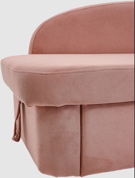 Диван-кровать правая Тедди розовый в Вологде - изображение 4