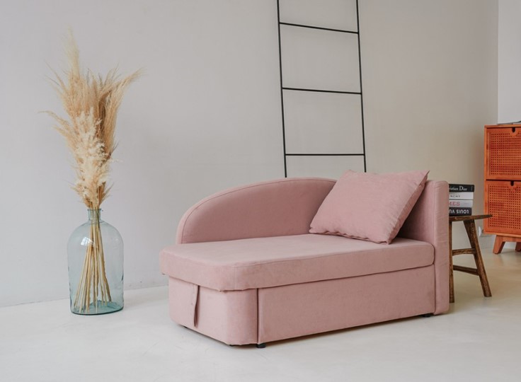 Диван-кровать правая Тедди розовый в Вологде - изображение 10