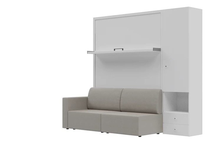 Диван Кровать-трансформер Smart (КД 1400+ШП), шкаф правый, левый подлокотник в Вологде - изображение 2