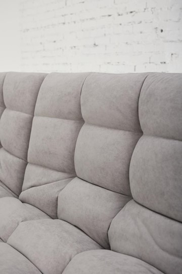 Прямой диван Абри, опора металл. велюр серый в Вологде - изображение 24