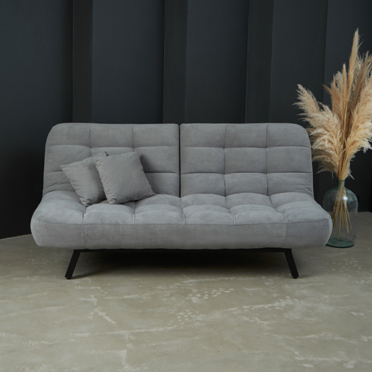 Прямой диван Абри, опора металл. велюр серый в Вологде - изображение 10