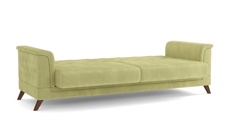 Прямой диван Амарант, велюр тенерифе нефрит в Вологде - изображение 1