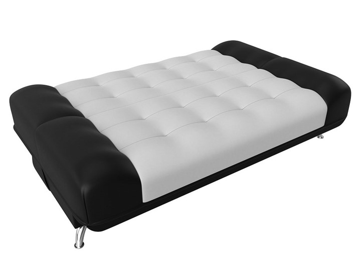 Прямой диван Анна, Белый/Черный (экокожа) в Вологде - изображение 6