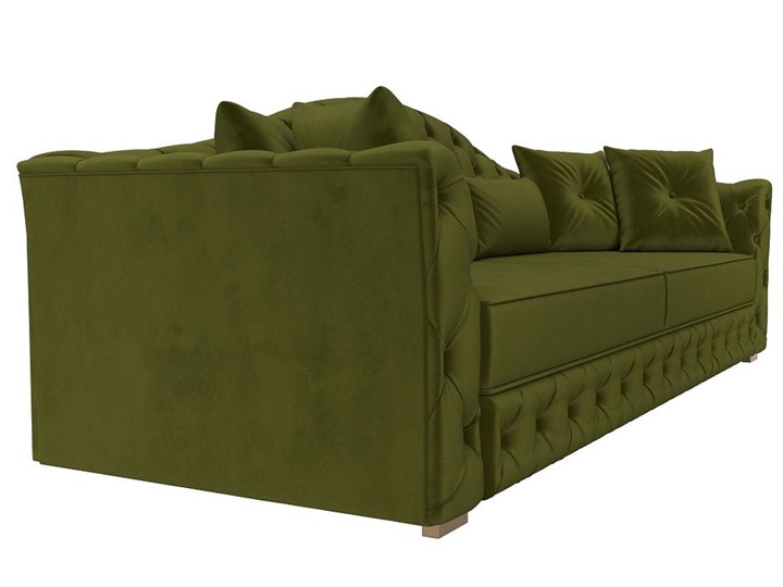 Прямой диван Артис, Зеленый (Микровельвет) в Вологде - изображение 5