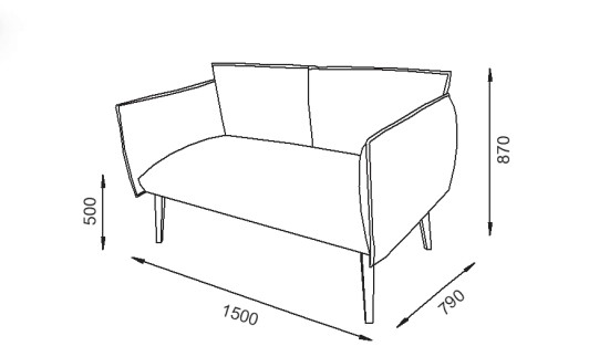 Прямой диван Брайтон 7 в Вологде - изображение 2