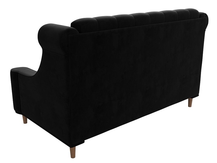Прямой диван Бронкс, Черный (Велюр) в Вологде - изображение 5