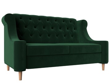 Прямой диван Бронкс, Зеленый (Велюр) в Вологде - предосмотр
