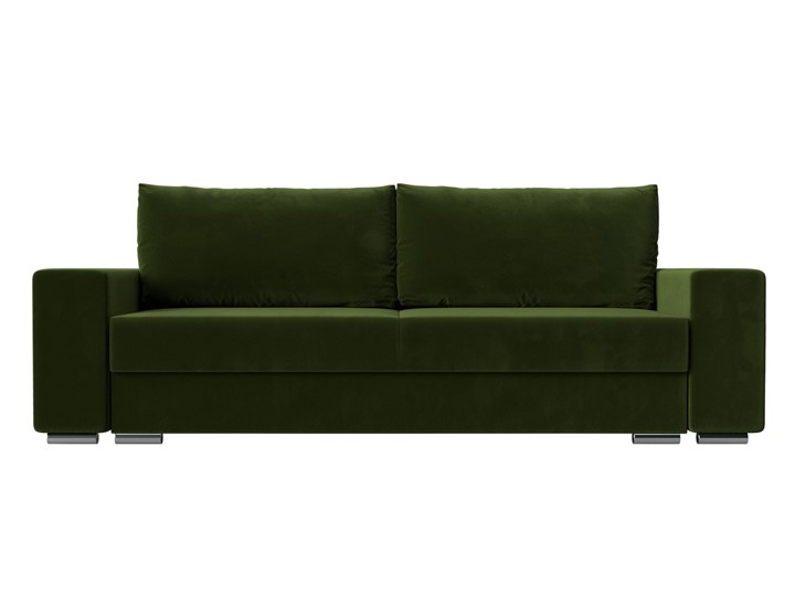 Прямой диван Дрезден, Зеленый (велюр) в Вологде - изображение 1