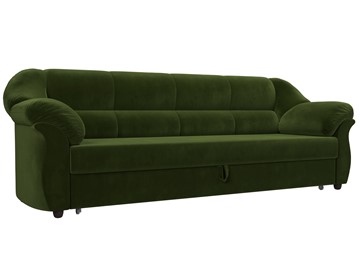 Прямой диван Карнелла, Зеленый (микровельвет) в Вологде