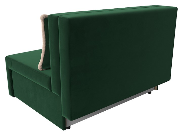 Прямой диван Лагуна, Зеленый/Бежевый (Велюр) в Вологде - изображение 8