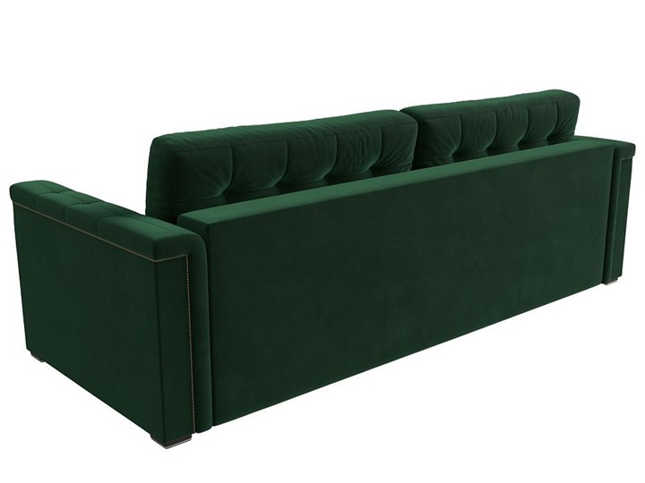 Прямой диван Лига-002 НПБ, Зеленый (велюр) в Вологде - изображение 7
