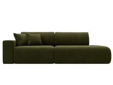 Прямой диван Лига-036 Модерн, Зеленый (Микровельвет) в Вологде - предосмотр 8