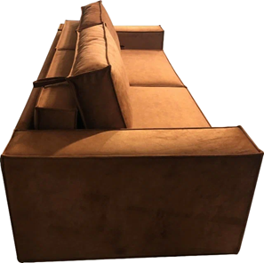 Прямой диван Лофт БЛ2-БП2 (Ремни/Еврокнижка) в Вологде - предосмотр 4