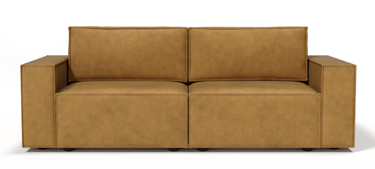 Прямой диван Лофт БЛ2-БП2 (Ремни/Еврокнижка) в Вологде - изображение 7
