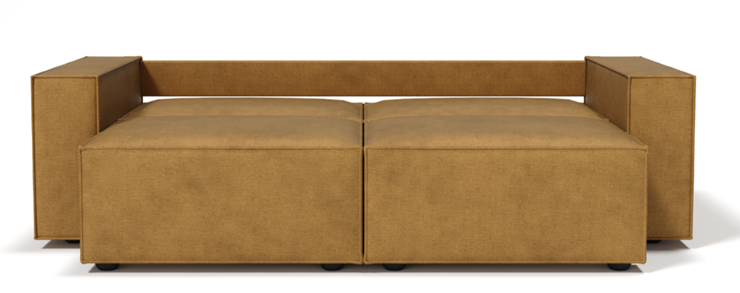 Прямой диван Лофт БЛ2-БП2 (Ремни/Еврокнижка) в Вологде - изображение 9