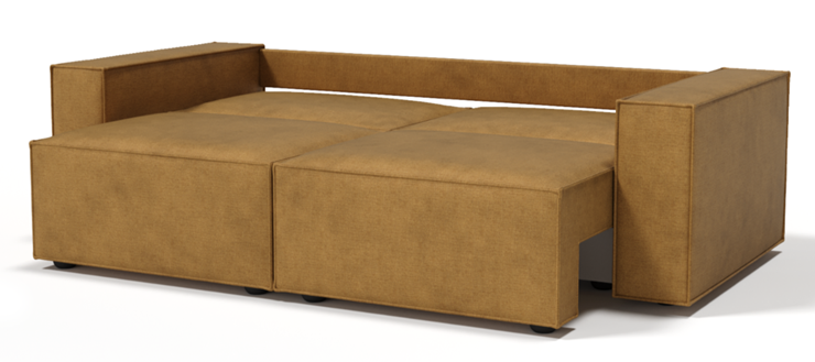 Прямой диван Лофт БЛ2-БП2 (Ремни/Еврокнижка) в Вологде - изображение 10