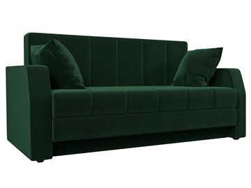 Прямой диван Малютка, Зеленый (велюр) в Вологде - предосмотр