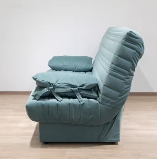 Прямой диван Матильда new, new newtone aqua blue в Вологде - изображение 4