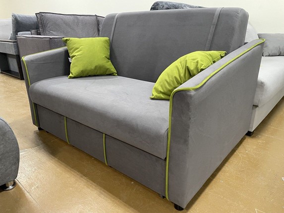 Прямой диван Милан 3 (120) Lovely 37  велюр в Вологде - изображение