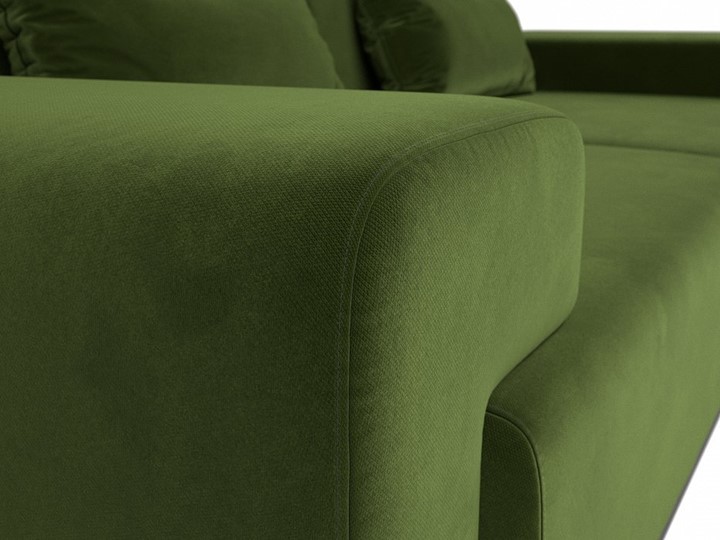 Прямой диван Мюнхен, Зеленый (микровельвет) в Вологде - изображение 3