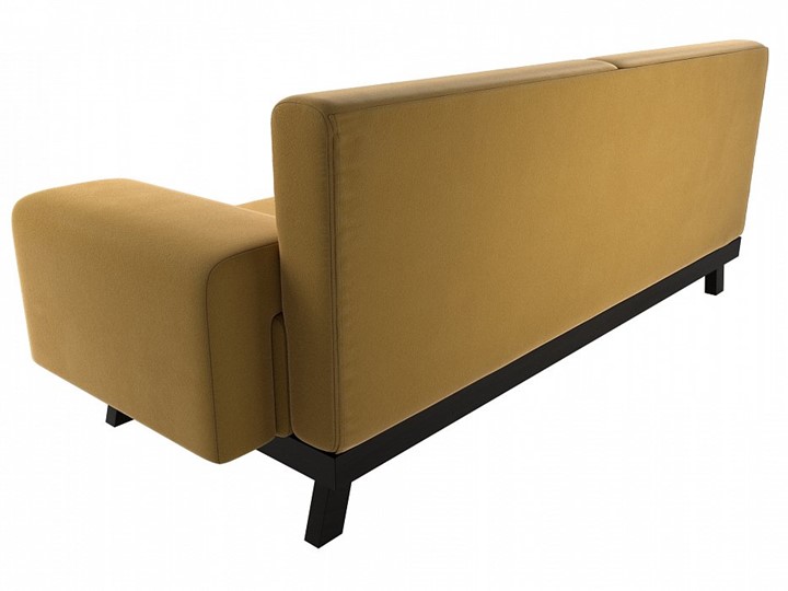 Прямой диван Мюнхен, Желтый (микровельвет) в Вологде - изображение 5