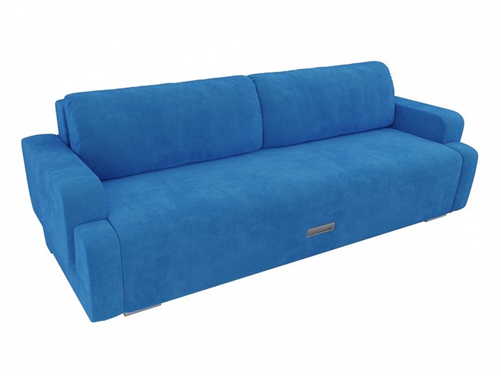 Прямой диван Ника, Голубой (Велюр) в Вологде - изображение 4