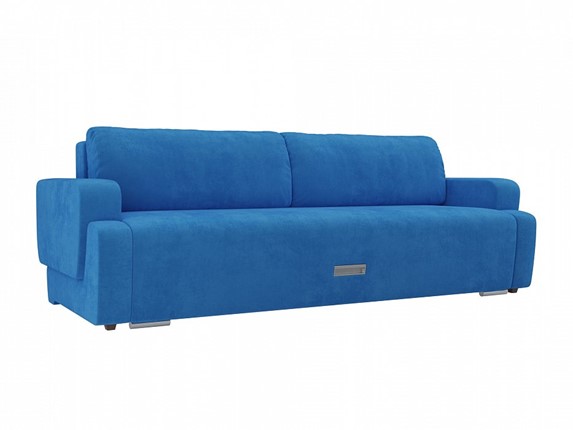 Прямой диван Ника, Голубой (Велюр) в Вологде - изображение