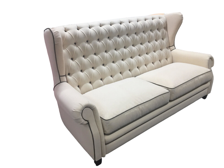 Прямой диван Оливер 2М с каретной стяжкой в Вологде - изображение 2