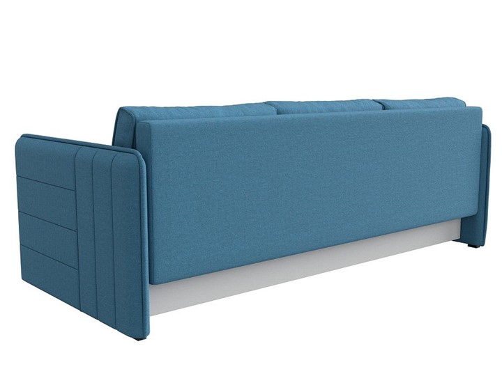Прямой диван Слим ППУ, Амур голубой (рогожка) в Вологде - изображение 4