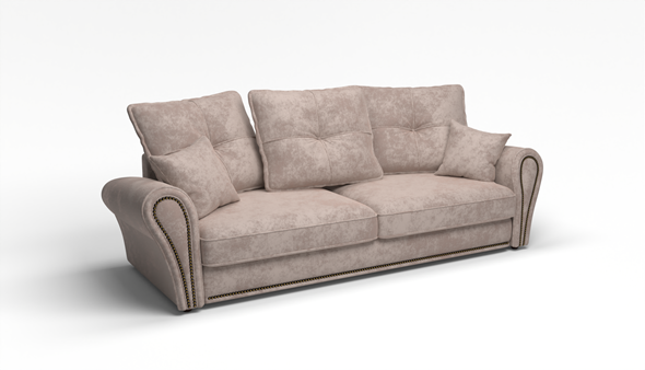 Прямой диван Виктория 3 подушки в Вологде - изображение