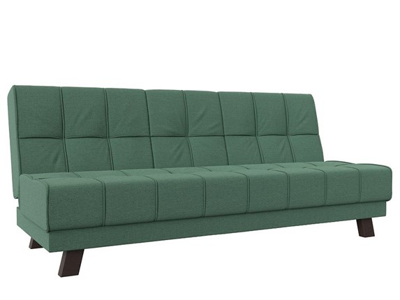 Прямой диван Винсент, Амур зеленый (рогожка) в Вологде - изображение
