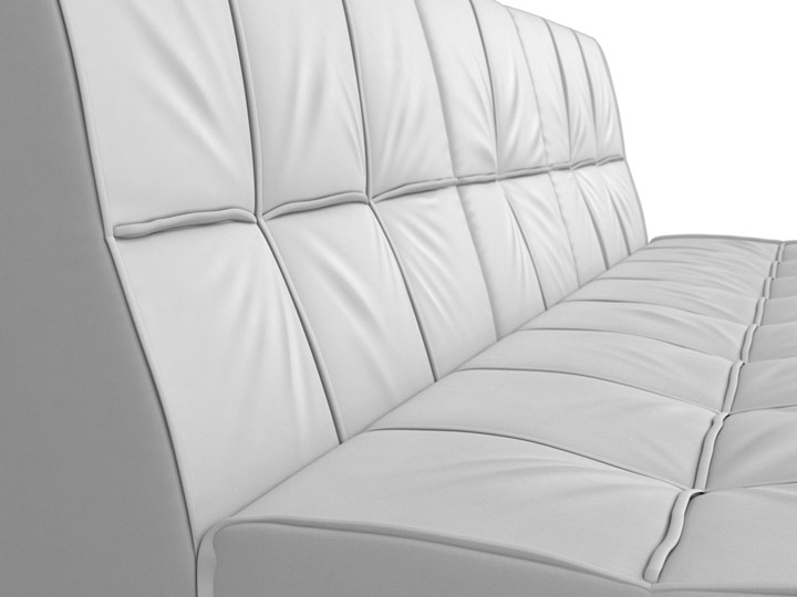 Прямой диван Винсент, Белый (экокожа) в Вологде - изображение 5
