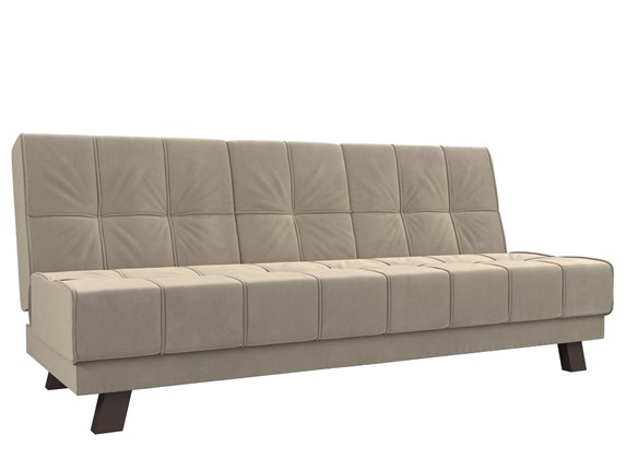 Прямой диван Винсент, Бежевый (микровельвет) в Вологде - изображение