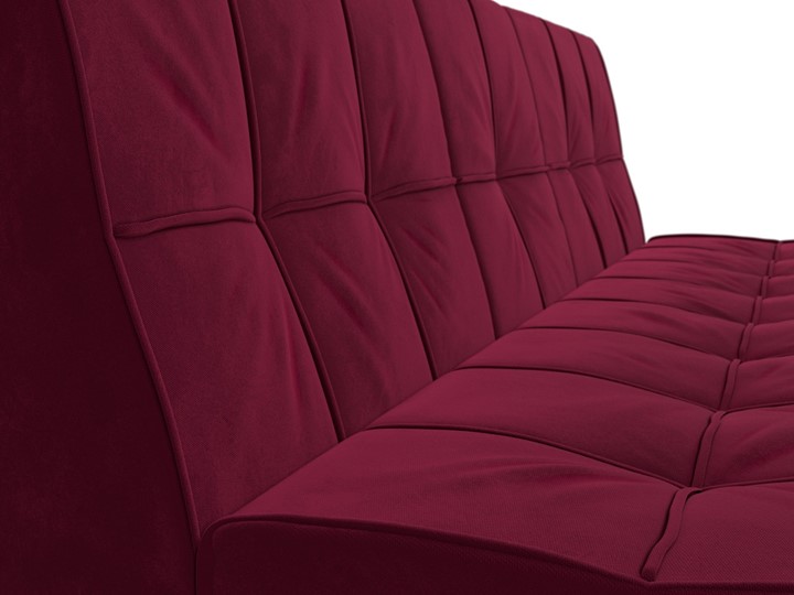 Прямой диван Винсент, Бордовый (микровельвет) в Вологде - изображение 5