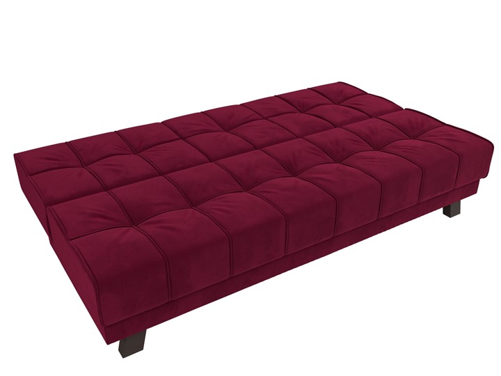 Прямой диван Винсент, Бордовый (микровельвет) в Вологде - изображение 8