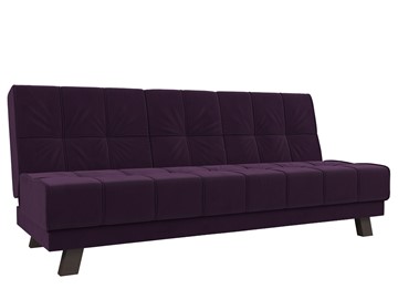 Прямой диван Винсент, Фиолетовый (велюр) в Вологде - предосмотр