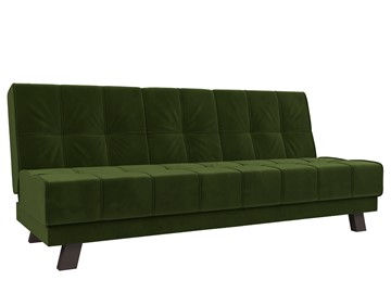 Прямой диван Винсент, Зеленый (микровельвет) в Вологде - предосмотр
