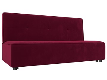 Прямой диван Зиммер, Бордовый (микровельвет) в Вологде - предосмотр