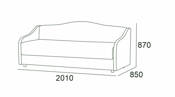 Прямой диван Либерти 1 БД в Вологде - изображение 17