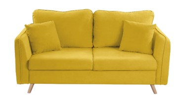 Мягкий диван Бертон желтый в Вологде