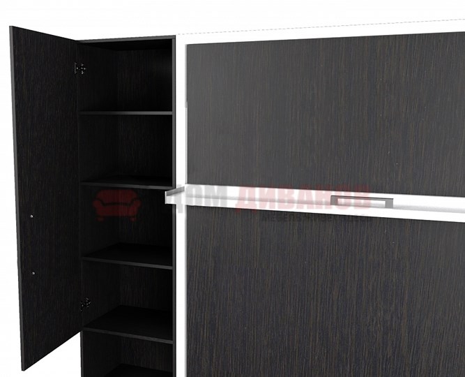 Диван Кровать-трансформер Smart (ШЛ+КД 1600+ШП), 2 шкафа, без подлокотников в Вологде - изображение 1
