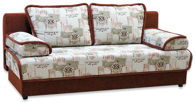 Прямой диван Лора Юность 12 БД в Вологде - изображение 1