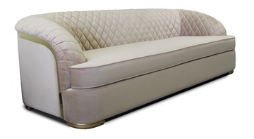 Прямой диван Бурже, с металлическим декором в Вологде - предосмотр 4