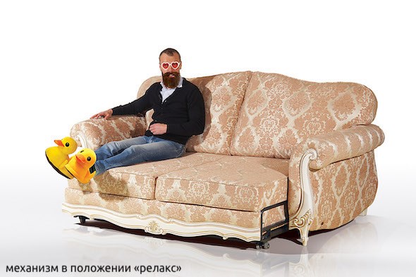 Прямой диван Лондон трехместный, механизм "Выкатной 160" в Вологде - изображение 8