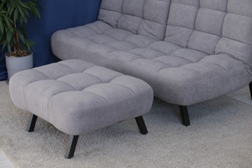 Комплект мебели Абри цвет серый диван + пуф опора металл в Вологде