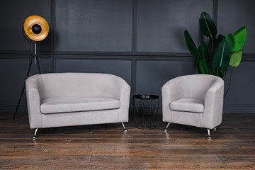 Комплект мебели Брамс  цвет бежевый диван 2Д + кресло в Вологде