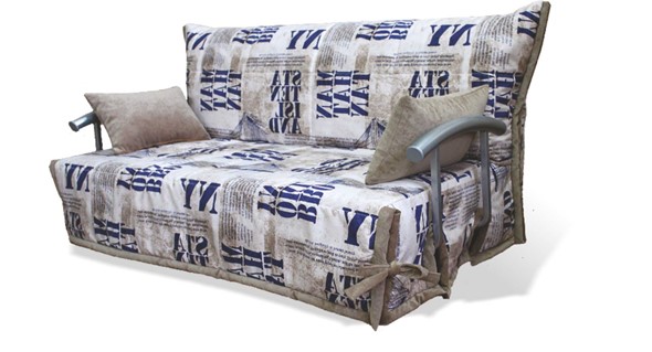 Прямой диван Аккордеон с боковинами, спальное место 1200 в Вологде - изображение
