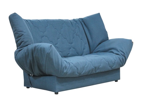 Прямой диван Ивона, темпо7синий в Вологде - изображение