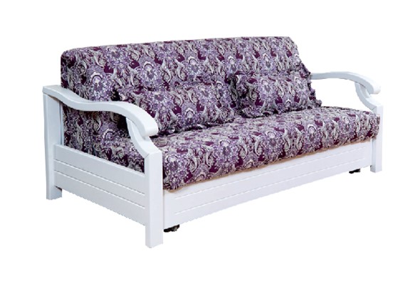 Прямой диван Глория, 1400 ППУ, цвет белый в Вологде - изображение