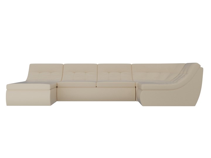 Модульный П-образный диван Холидей, Бежевый (экокожа) в Вологде - изображение 3